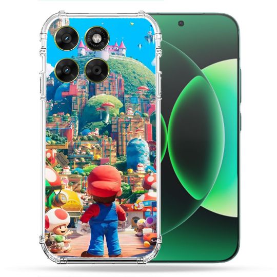 Coque Renforcée Pour Moto G17 / G17 Power Nintendo World
