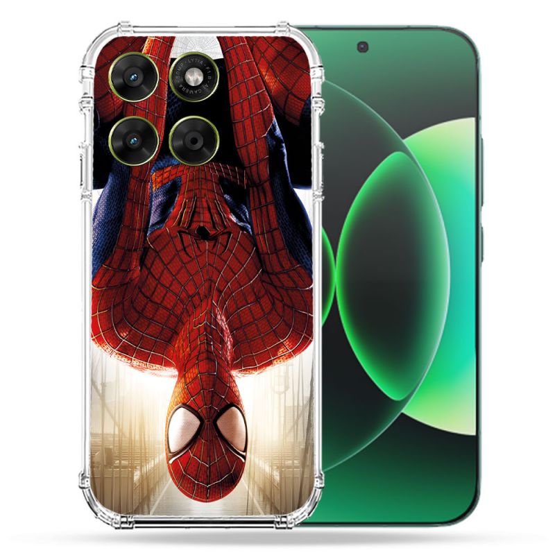Coque Renforcée Pour Moto G17 / G17 Power Spiderman Invers