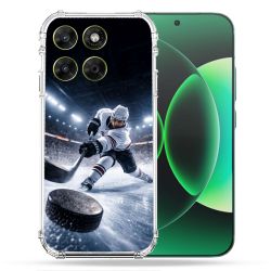 Coque Renforcée Pour Moto G17 / G17 Power Sport Hockey sur Glace