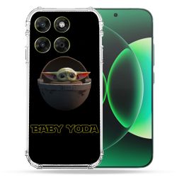 Coque Renforcée Pour Moto G17 / G17 Power Star Wars - Yoda bebe noir