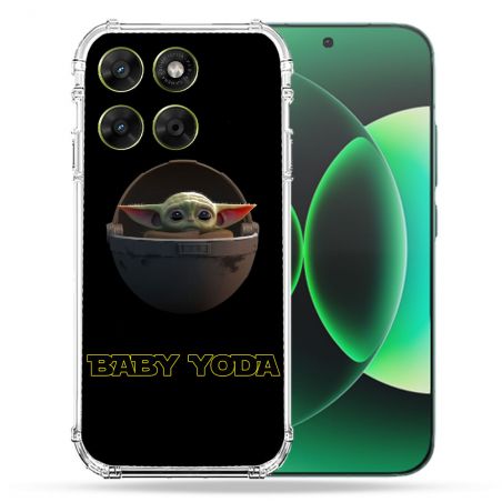 Coque Renforcée Pour Moto G17 / G17 Power Star Wars - Yoda bebe noir