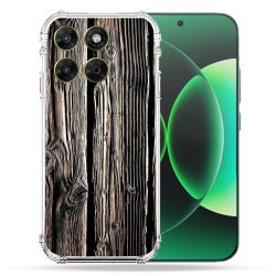 Coque Renforcée Pour Moto G17 / G17 Power Texture Bois