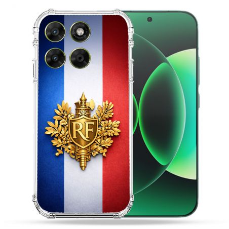 Coque Renforcée Pour Moto G17 / G17 Power Voyage Drapeau France