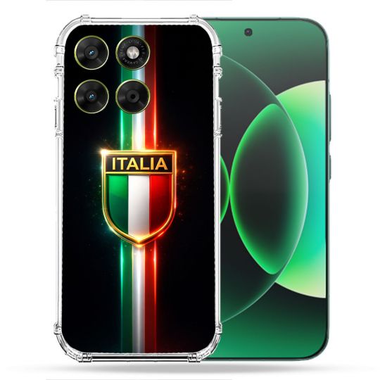 Coque Renforcée Pour Moto G17 / G17 Power Voyage Drapeau Italie 3 2026