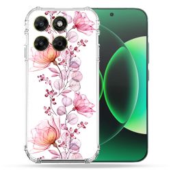 Coque Renforcée Pour Moto G37 / G37 Power / G47 Fleur Eclosion