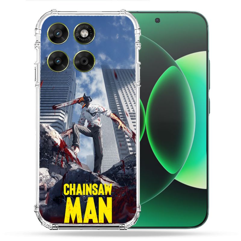 Coque Renforcée Pour Moto G37 / G37 Power / G47 Manga Chainsaw Man Denji