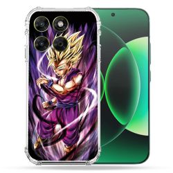Coque Renforcée Pour Moto G37 / G37 Power / G47 Manga Dragon Ball Sangohan Violet