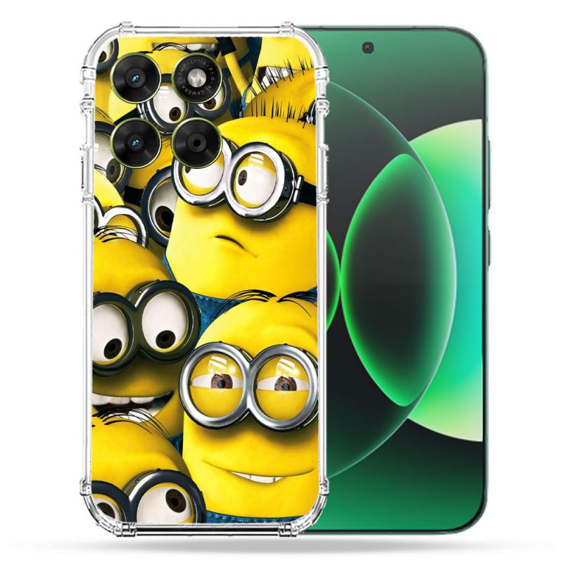 Coque Renforcée Pour Moto G37 / G37 Power / G47 Minions Groupe