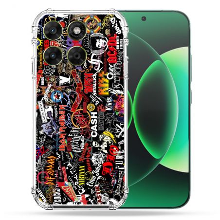 Coque Renforcée Pour Moto G37 / G37 Power / G47 Musique Rock Groupe