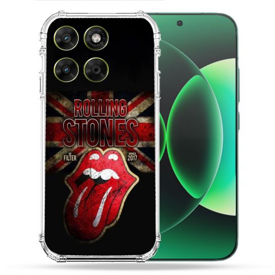 Coque Renforcée Pour Moto G37 / G37 Power / G47 Musique Rolling Stones