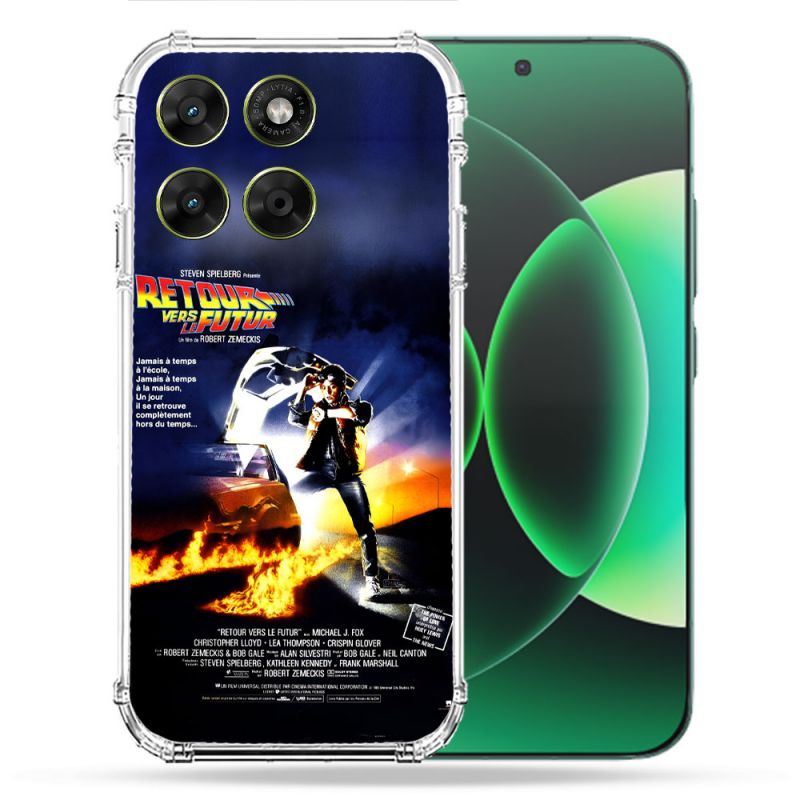 Coque Renforcée Pour Moto G37 / G37 Power / G47 Retour Vers Le Futur Affiche