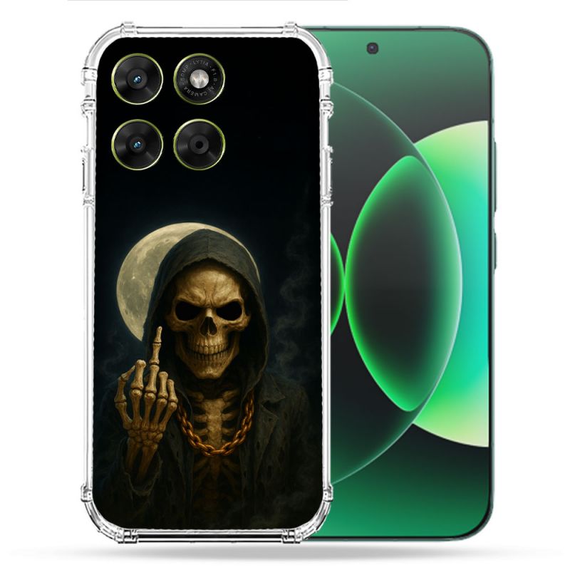 Coque Renforcée Pour Moto G37 / G37 Power / G47 Tete de Mort Doigt 2026