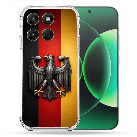 Coque Renforcée Pour Moto G37 / G37 Power / G47 Voyage Drapeau Allemagne