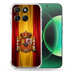 Coque Renforcée Pour Moto G37 / G37 Power / G47 Voyage Drapeau Espagne