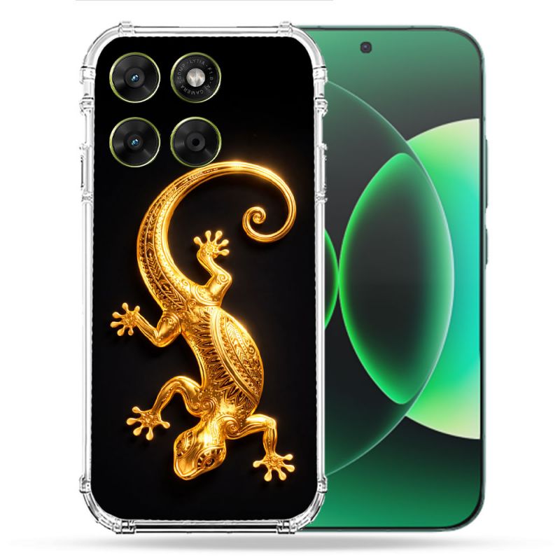 Coque Renforcée Pour Moto G67 / G77 / G87 Animal Lezard Noir 2026