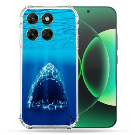 Coque Renforcée Pour Moto G67 / G77 / G87 Animal Requin Dent