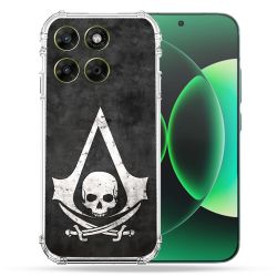 Coque Renforcée Pour Moto G67 / G77 / G87 Assassin Creed Tete Mort