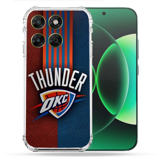Coque Renforcée Pour Moto G67 / G77 / G87 Basket Oklahoma City Thunder