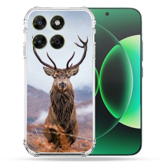 Coque Renforcée Pour Moto G67 / G77 / G87 Chasse Chevreuil Montagne