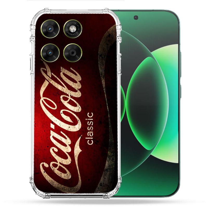 Coque Renforcée Pour Moto G67 / G77 / G87 Coca Cola Classique