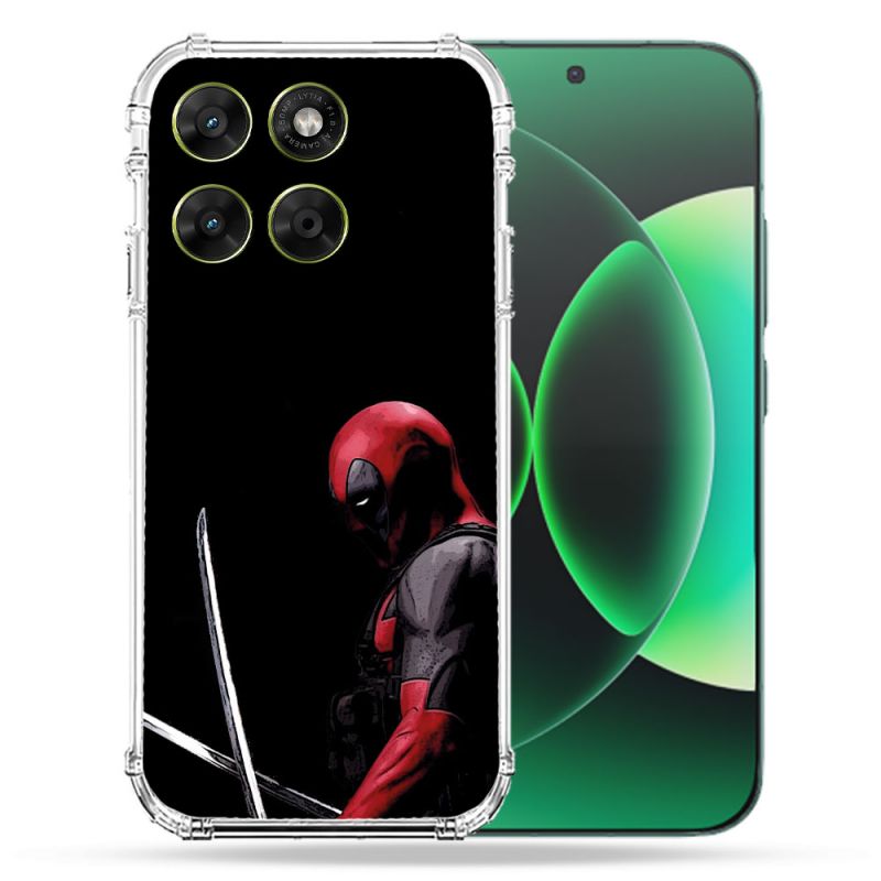 Coque Renforcée Pour Moto G67 / G77 / G87 Deadpool Epee