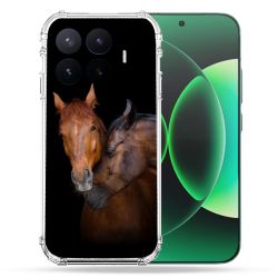 Coque Renforcée Pour Xiaomi 17T Animal Cheval Marron