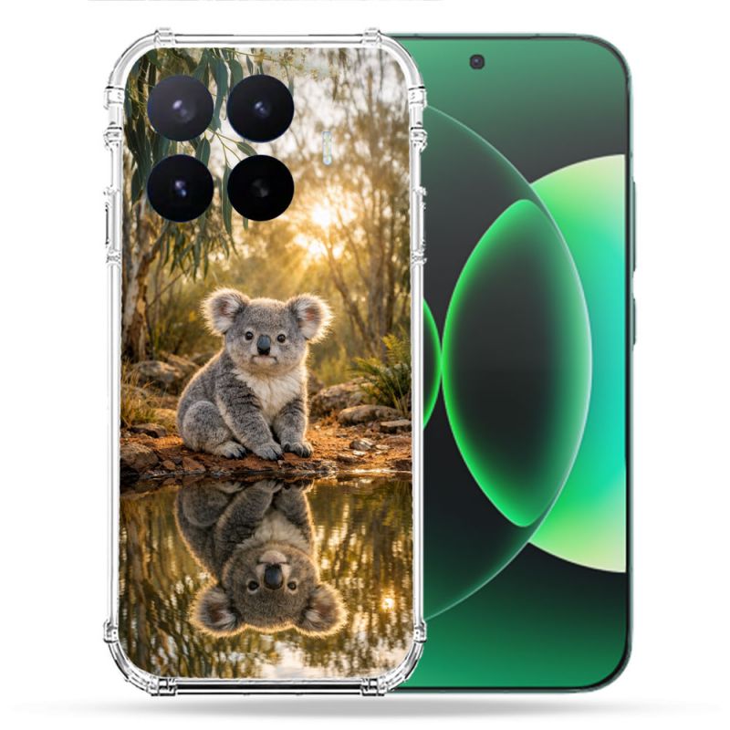Coque Renforcée Pour Xiaomi 17T Animal Koala Reflet