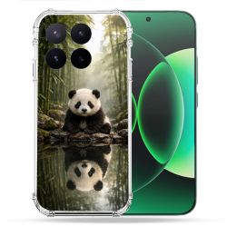 Coque Renforcée Pour Xiaomi 17T Animal Panda Reflet