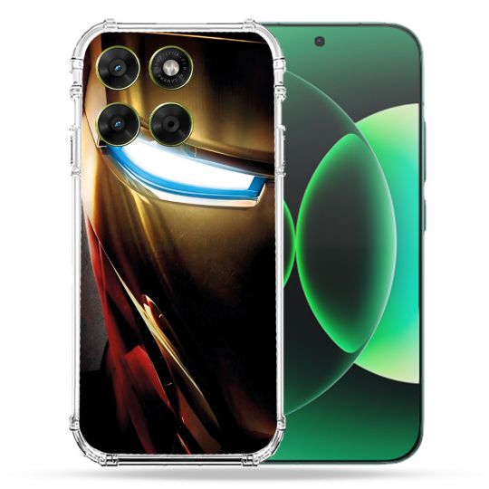 Coque Renforcée Pour Moto G67 / G77 / G87 Iron Man Casque