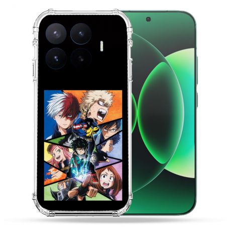 Coque Renforcée Pour Xiaomi 17T Manga My Hero Academia Noir