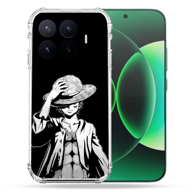 Coque Renforcée Pour Xiaomi 17T Manga One Piece Luffy Noir