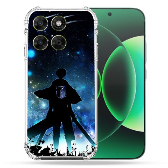 Coque Renforcée Pour Moto G67 / G77 / G87 Manga Attaque Titans Levi