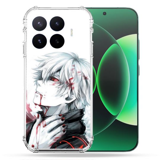 Coque Renforcée Pour Xiaomi 17T Manga Tokyo Ghoul Kaneki Blanc