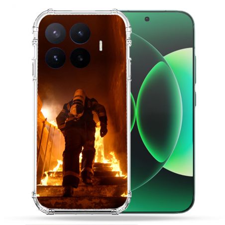 Coque Renforcée Pour Xiaomi 17T Pompier Escalier