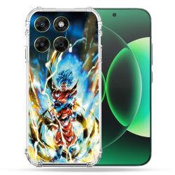 Coque Renforcée Pour Moto G67 / G77 / G87 Manga Dragon Ball Sangoku Blanc