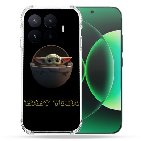Coque Renforcée Pour Xiaomi 17T Star Wars - Yoda bebe noir