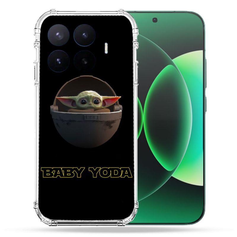 Coque Renforcée Pour Xiaomi 17T Star Wars - Yoda bebe noir