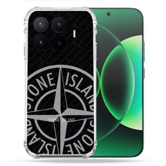 Coque Renforcée Pour Xiaomi 17T Stone Island Gris