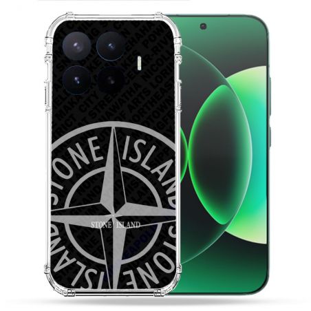 Coque Renforcée Pour Xiaomi 17T Stone Island Gris