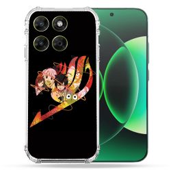 Coque Renforcée Pour Moto G67 / G77 / G87 Manga Fairy Tail Logo Noir