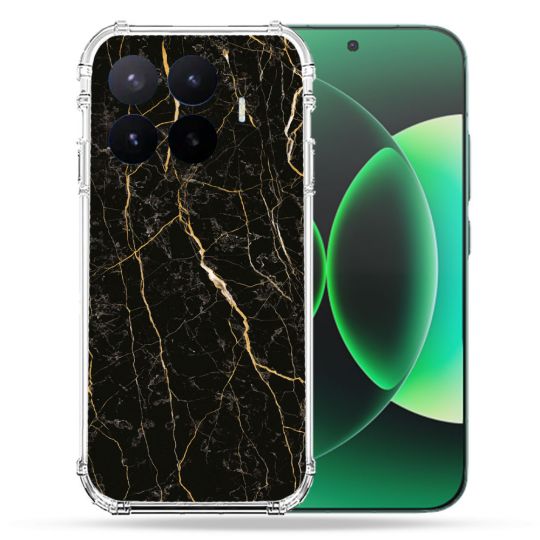 Coque Renforcée Pour Xiaomi 17T Texture Marbre Noir