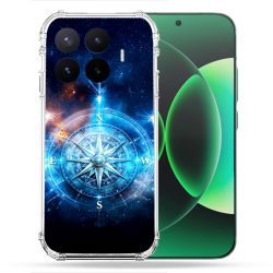 Coque Renforcée Pour Xiaomi 17T Voyage Rose des Vents Stellaire