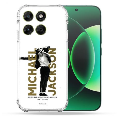 Coque Renforcée Pour Moto G67 / G77 / G87 Michael Jackson Blanc