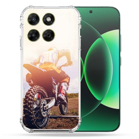 Coque Renforcée Pour Moto G67 / G77 / G87 Moto Cross Soleil