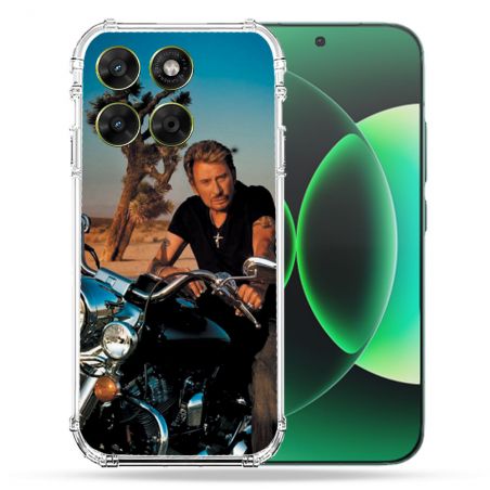 Coque Renforcée Pour Moto G67 / G77 / G87 Musique Johnny Hallyday Moto