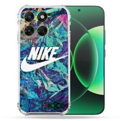 Coque Renforcée Pour Moto G67 / G77 / G87 Nike Turquoise
