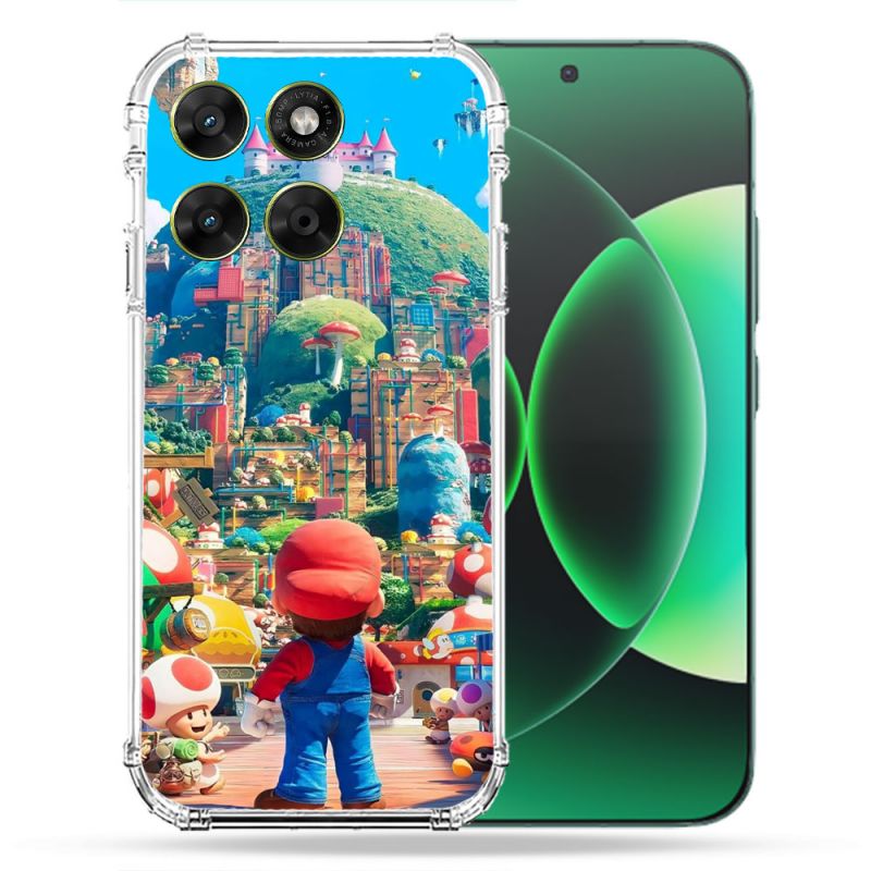 Coque Renforcée Pour Moto G67 / G77 / G87 Nintendo World