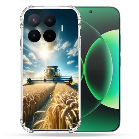 Coque Renforcée Pour Xiaomi 17T Pro Agriculture Moissonneuse Blé