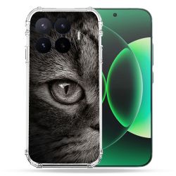 Coque Renforcée Pour Xiaomi 17T Pro Animal Chat Gris