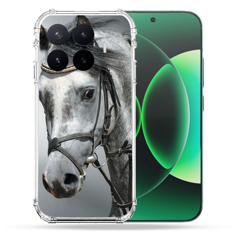 Coque Renforcée Pour Xiaomi 17T Pro Animal Cheval Blanc